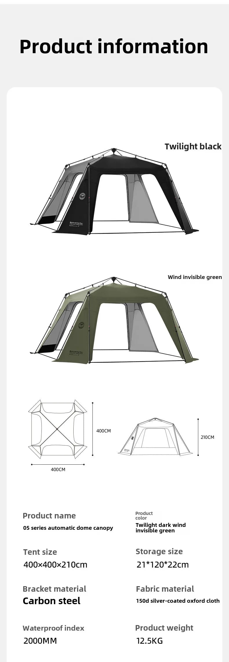 ShineTrip 05 Series Dome Tent